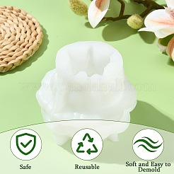 1Pc Rose Bouquet Valentine's Day Aromatherapy Candle Silicone Molds&nbsp;ST-CJ0043-034