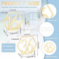 40Pcs Acrylic Display Holder Sets&nbsp;AJEW-NB0002-67