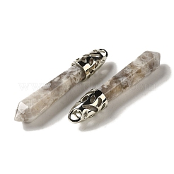 Natural Crazy Agate Pointed Big Pendants&nbsp;G-Z055-01P-24