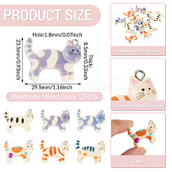 12Pcs Opaque Resin Pendants&nbsp;RESI-TA0005-32