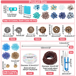 DIY Tile Bracelet Making Kit&nbsp;DIY-NB0009-75