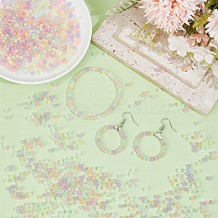 1500Pcs Opaque Luminous Acrylic Beads&nbsp;OACR-PA0001-99