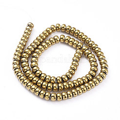 Non-magnetic Synthetic Hematite Beads Strands&nbsp;G-G826-02G-6mm
