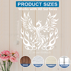 1Pc PET Hollow Out Drawing Painting Stencils&nbsp;DIY-MA0004-61B-03
