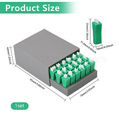 Plastic Lowercase Letter Clay Stamp Sets&nbsp;DIY-WH0591-269A