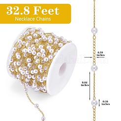 Plastic Pearl Beaded Chain&nbsp;JX088A