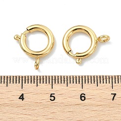 SHEGRACE Brass Spring Ring Clasps&nbsp;XGRPCN048-223G