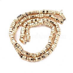 Electroplated Synthetic Non-magnetic Hematite Beads Strands&nbsp;G-M095-G01-02KCG