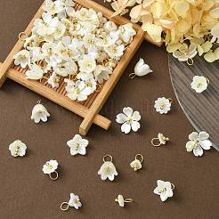 80Pcs 8 Styles ABS Plastic Imitation Pearl Pendants&nbsp;KY-CJ0001-95