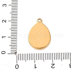 304 Stainless Steel Black & White Enamel Pendants&nbsp;STAS-G399-04G-02