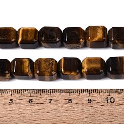 Natural Tiger Eye Beads Strands&nbsp;G-Q608-10E