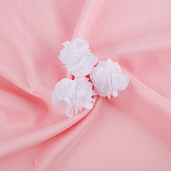 40Pcs Polyester Fabric Flowers&nbsp;FIND-CP0001-07A