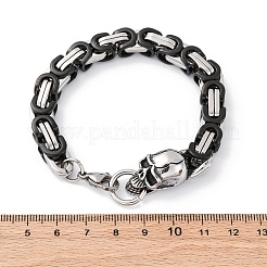 201 Stainless Steel Byzantine Chain Bracelets&nbsp;BJEW-B078-160P