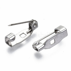 Non-Tarnish 304 Stainless Steel Pin Brooch Back Bar Findings&nbsp;STAS-S079-199