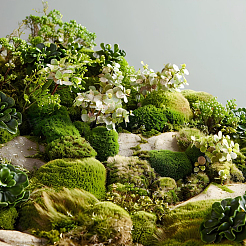 Polyester Artificial Moss&nbsp;DIY-WH0589-75