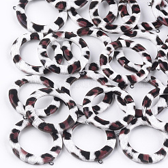 Imitation Leather Pendants&nbsp;WOVE-S118-08E