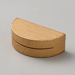 Half Round Wood Name Card Holder&nbsp;AJEW-WH0696-303A