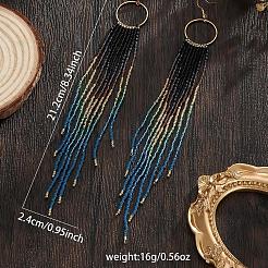 Bohemian Handmade Glass Seed Beads Dangle Earrings&nbsp;YY2599