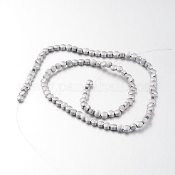 Electroplate Non-magnetic Synthetic Hematite Bead Strands&nbsp;G-F300-33B-F01