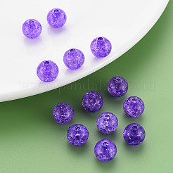 Transparent Crackle Acrylic Beads&nbsp;MACR-S373-66C-N21
