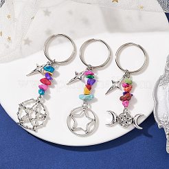 Tibetan Style Alloy Keychain&nbsp;KEYC-JKC00708