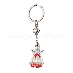 Acrylic Imitation Pearl Keychain&nbsp;KEYC-MZ00030-03