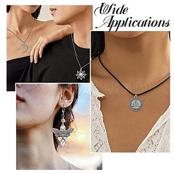 50Pcs 10 Styles Tibetan Style Alloy Pendants&nbsp;FIND-CJ0004-30