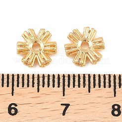 Brass Micro Pave Cubic Zirconia Beads&nbsp;KK-H538-20B-G