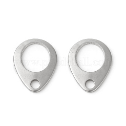 Non-Tarnish 201 Stainless Steel Chain Tabs&nbsp;X-STAS-F192-029P