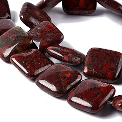 Natural Brecciated Jasper Beads Strands&nbsp;G-L253-13