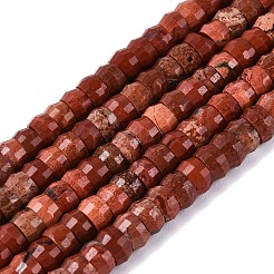 Natural Red Jasper Beads Strands&nbsp;G-Q606-46A-11