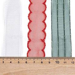 9 Yards 3 Styles Christmas Theme Polyester & Polycotton Ribbons Sets&nbsp;SRIB-A015-01A-06
