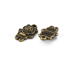 Tibetan Style Alloy Pendant Enamel Settings&nbsp;PALLOY-N160-51AB