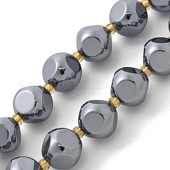 Terahertz Stone Round Beads Strands&nbsp;G-R002-01B