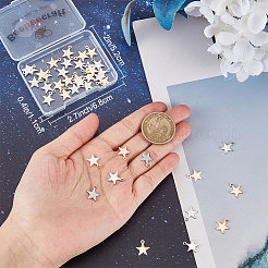 50Pcs 2 Colors Brass Pendants&nbsp;KK-BBC0007-60
