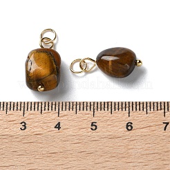 Natural Tiger Eye Pendants&nbsp;STAS-C120-07G