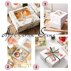 Marble Pattern Paper Cardboard Jewelry Boxes&nbsp;CON-FH0001-28