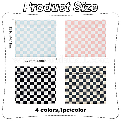 4Pcs 4 Colors PU Imitation Leather Cosmetic Pouches&nbsp;AJEW-AN0007-42