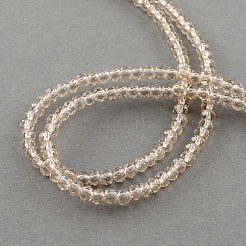 Transparent Glass Beads Strands&nbsp;GLAA-R135-2mm-14