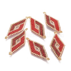 MIYUKI & TOHO Handmade Japanese Seed Beads Links&nbsp;SEED-E004-K17