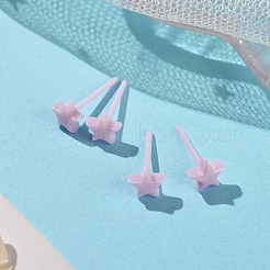 Hypoallergenic Bioceramics Zirconia Ceramic Star Stud Earrings&nbsp;EJEW-Z023-06A
