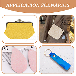 6Pcs PVC Leather Fabric&nbsp;DIY-CL0002-27D