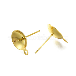 304 Stainless Steel Stud Earring Findings&nbsp;STAS-P370-02F-G