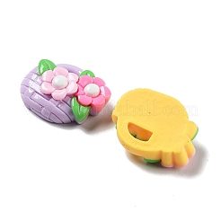 Opaque Resin Cabochons&nbsp;RESI-G084-09