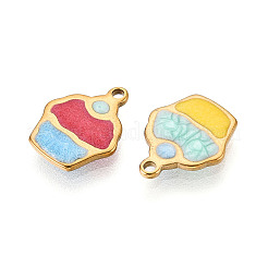 304 Stainless Steel Enamel Pendants&nbsp;STAS-T069-56