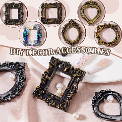 22Pcs 11 Styles Vintage Resin Wall Photo Frame&nbsp;DIY-GA0007-65