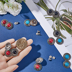 21 Sets 3 Colors Alloy Decorative Rivets&nbsp;FIND-GF0005-34