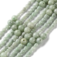 Natural Chinese Jade Beads Strands&nbsp;G-B138-A01-01