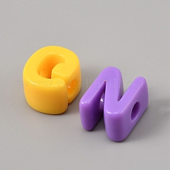 Acrylic European Beads&nbsp;OACR-WH0051-013