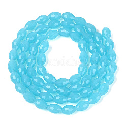 Imitation Jade Glass Beads Strands&nbsp;GLAA-N071-01A-B04